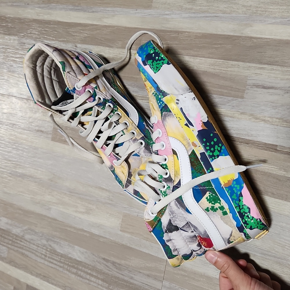 Kenzo x Vans Collab Sk8 Hi Shoes